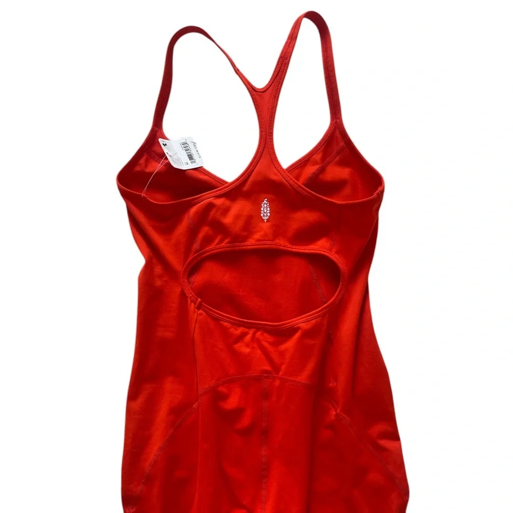 Free People Movement Good Karma
Onesie,leggings,Size M,
Flame colored Orange,NWT - Picture 5 of 12